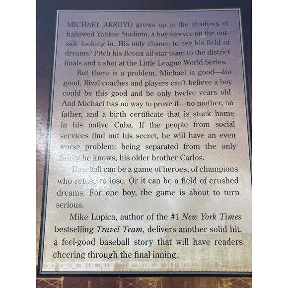 Mike Lupicas "Heat" Paperback Book pre owned - Picture 4 of 6